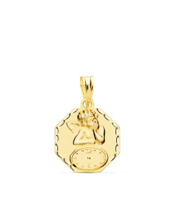 Medalla Ángel Y Reloj Octogonal Oro 18Ktes<Alda Joyeros Store