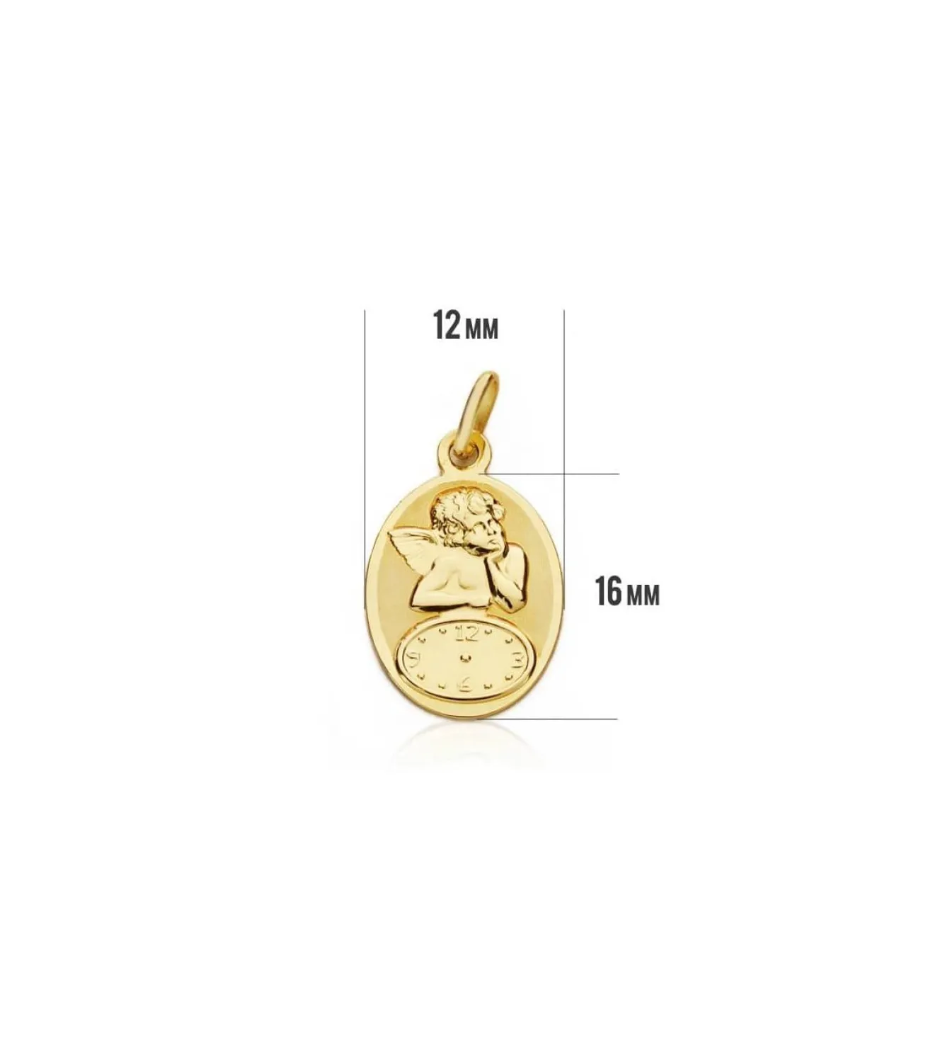 Medalla Ángel Y Reloj Oval Oro 18Ktes<Alda Joyeros New