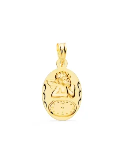 Medalla Ángel Y Reloj Oval Oro 18Ktes<Alda Joyeros Cheap