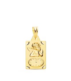 Medalla Ángel Y Reloj Rectangular Oro 18Ktes<Alda Joyeros Flash Sale