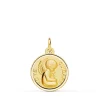 Medalla Ángel Yo Te Cuidare 18K 16Mm Bisel<Alda Joyeros Sale