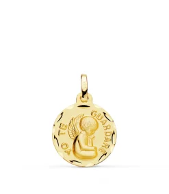 Medalla Ángel "Yo Te Guardare" 18K 16Mm<Alda Joyeros Best