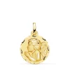 Medalla Ángelito Rezando Oro 18K 18Mm Tallada<Alda Joyeros Best Sale