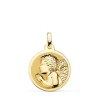 Medalla Ángelito Rezando Oro 18K 18Mm Brillo<Alda Joyeros Flash Sale