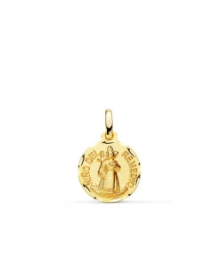 Medalla Nino Del Remedio Oro 18Ktes 14 Mm<Alda Joyeros Store