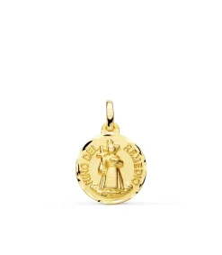 Medalla Nino Del Remedio Oro 18K 16Mm Tallado<Alda Joyeros Outlet