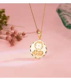 Medalla Nino Y Reloj Hojas Oro 18Ktes<Alda Joyeros Best