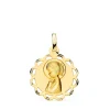 Medalla Oro 18K Virgen Niña Orla 19Mm<Alda Joyeros Best