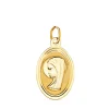 Medalla Oval Oro 18K Virgen Niña 19Mm<Alda Joyeros Best