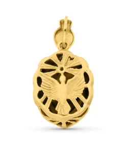 Medalla Rostro Virgen Del Rocio Oro 18K 26Mm<Alda Joyeros Discount