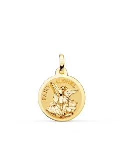 Medalla Saint Michel Oro 18K 16Mm Brillo<Alda Joyeros Hot