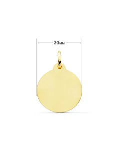 Medalla San Antonio Oro 18K 20Mm Brillo<Alda Joyeros Online