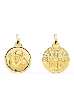Medalla San Benito 18 Ktes 16Mm<Alda Joyeros Discount