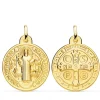 Medalla San Benito Monje Oro 18K 24Mm<Alda Joyeros Best Sale