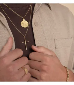 Medalla San Benito Monje Oro 18K 24Mm<Alda Joyeros Best Sale