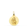 Medalla San Cristóbal Oro 18K 14Mm Matizada<Alda Joyeros Best Sale