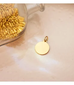 Medalla San Cristóbal Oro 18K 14Mm Matizada<Alda Joyeros Best Sale