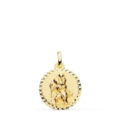 Medalla San Cristóbal Oro 18K 18Mm Talla<Alda Joyeros Cheap