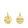 Medalla San Judas Tadeo Oro 18K 14Mm Bisel<Alda Joyeros Shop