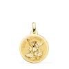 Medalla San Miguel Brillo Oro 18K 18Mm<Alda Joyeros Store