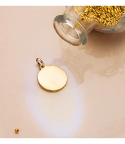 Medalla San Miguel Brillo Oro 18K 18Mm<Alda Joyeros Store