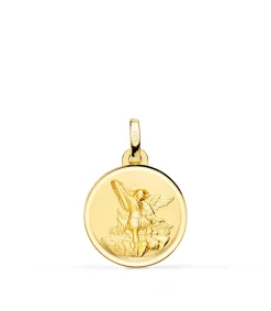 Medalla San Miguel Oro 18K Bisel 16Mm<Alda Joyeros Outlet
