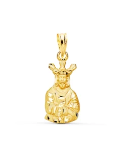 Medalla Silueta Nuestro Padre Jesus Cautivo Oro 18K 18Mm<Alda Joyeros Store