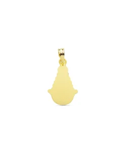 Medalla Silueta Virgen Del Rocio Oro 18K 20Mm<Alda Joyeros New