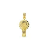 Medalla Silueta Virgen Del Pilar 18 Ktes 24Mm<Alda Joyeros Outlet
