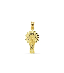 Medalla Silueta Virgen Del Pilar 18 Ktes 24Mm<Alda Joyeros Outlet