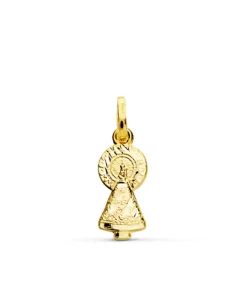 Medalla Silueta Virgen Del Pilar 18 Ktes 16Mm<Alda Joyeros Online