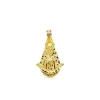 Medalla Silueta Virgen Del Rocio Oro 18K 25Mm<Alda Joyeros Outlet