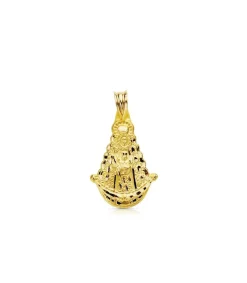 Medalla Silueta Virgen Del Rocio Oro 18K 25Mm<Alda Joyeros Outlet