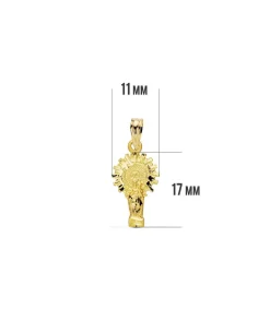 Medalla Silueta Virgen Del Pilar 18 Ktes 17Mm<Alda Joyeros Cheap