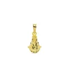 Medalla Silueta Virgen Del Rocio Oro 18K 15Mm<Alda Joyeros Online