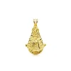 Medalla Silueta Virgen Del Rocio Oro 18K 30Mm<Alda Joyeros Best