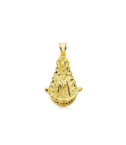 Medalla Silueta Virgen Del Rocio Oro 18K 30Mm<Alda Joyeros Best
