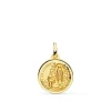 Medalla V. De Lourdes Oro 18K 16Mm Bisel<Alda Joyeros Best Sale