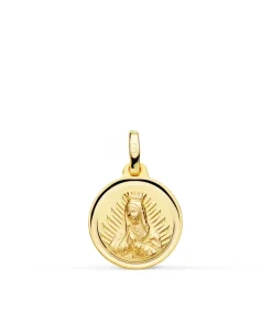 Medalla V. Guadalupe Mexico Oro 18K Bisel 14Mm<Alda Joyeros Flash Sale