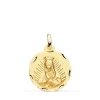 Medalla V. Guadalupe Mexico Oro 18K Tallada 18Mm<Alda Joyeros Flash Sale