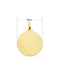 Medalla Virgen Carmen Oro 18K 22Mm Calada<Alda Joyeros Fashion
