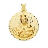 Medalla Virgen Carmen Oro 18K 42Mm Tallada<Alda Joyeros Online