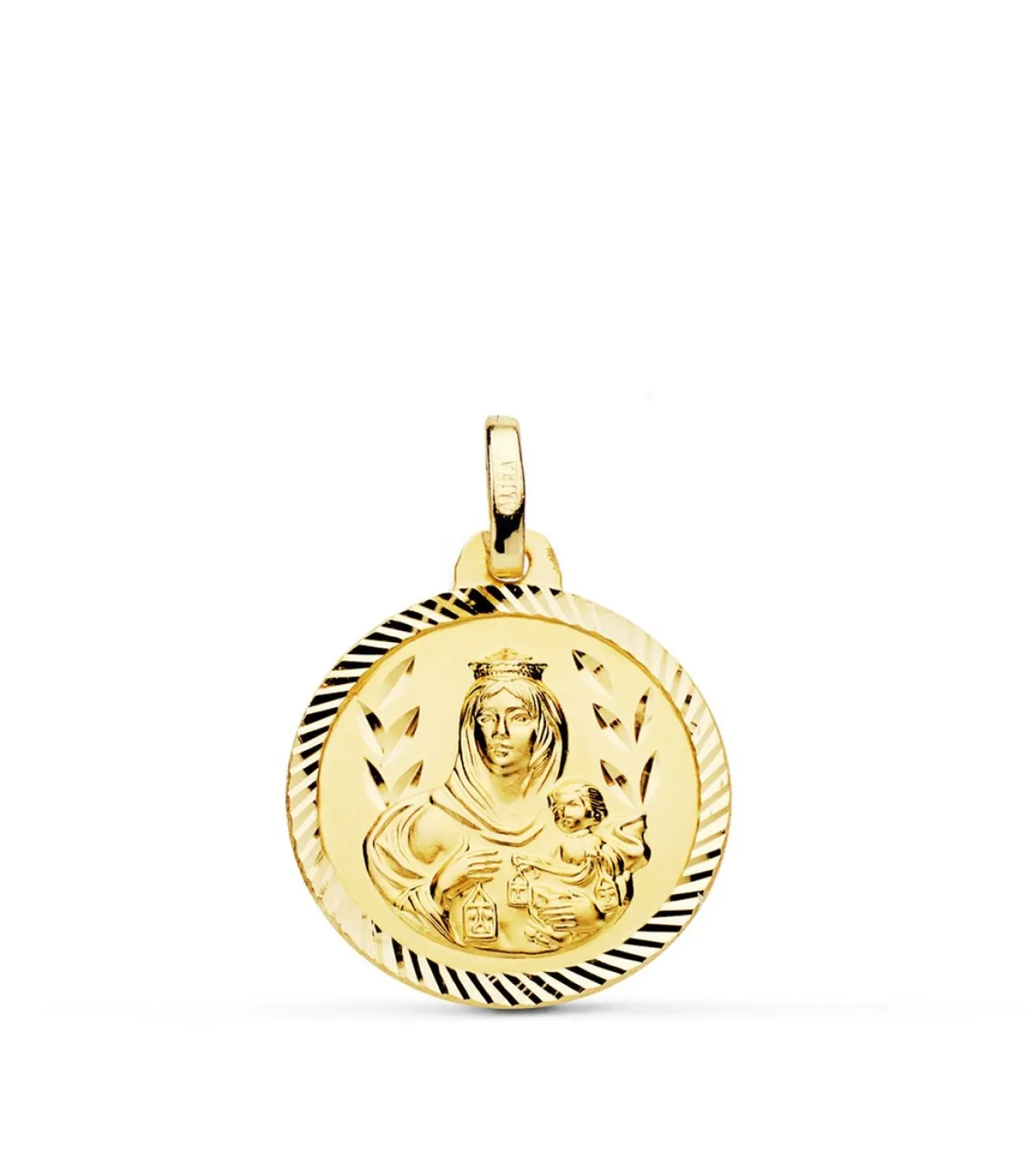 Medalla Virgen Carmen Oro 18K 18Mm Helice<Alda Joyeros Cheap