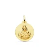 Medalla Virgen Carmen Oro 18K 20Mm Mate<Alda Joyeros Clearance