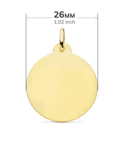 Medalla Virgen Carmen Oro 18K 26Mm Tallada<Alda Joyeros Discount