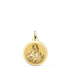 Medalla Virgen Carmen Oro 18K 18Mm Brillo<Alda Joyeros Hot