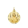 Medalla Virgen Carmen Oro 18K 24Mm Tallada<Alda Joyeros Cheap