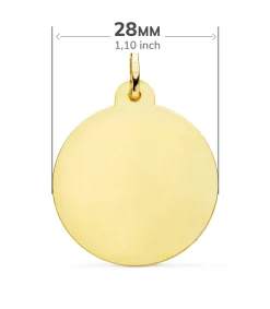 Medalla Virgen Carmen Oro 18K 28Mm Calada<Alda Joyeros Cheap