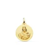 Medalla Virgen Carmen Oro 18K 18Mm Mate<Alda Joyeros Outlet