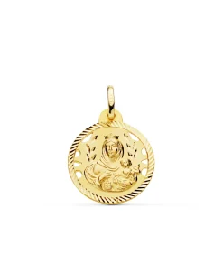 Medalla Virgen Carmen Oro 18K 20Mm Calada<Alda Joyeros New